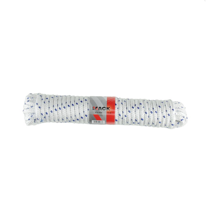 Afbeelding laden in galerijviewer, Mack 1013978 - pp gevlochten wit blauw streng10mm 15m | 5 stuks