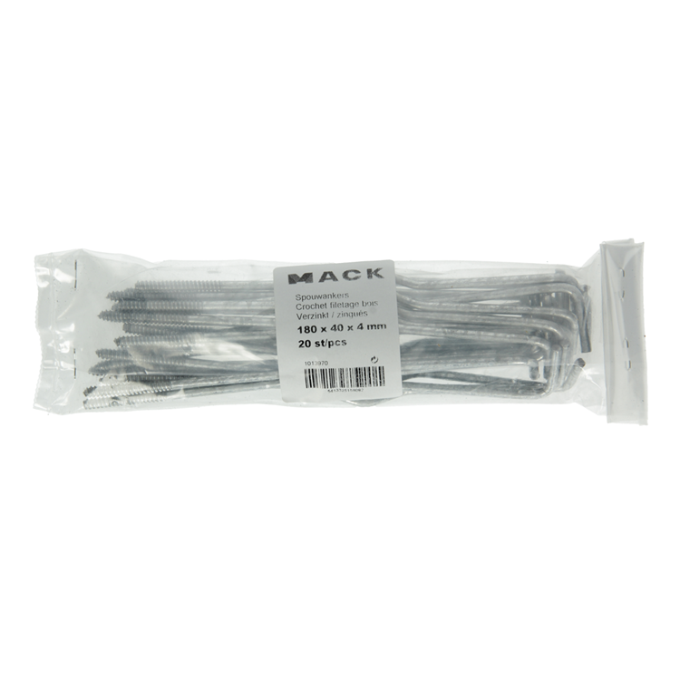 Afbeelding laden in galerijviewer, Mack 1013970 - 20 spouwankers verzinkt 180x40x4mm | 5 stuks