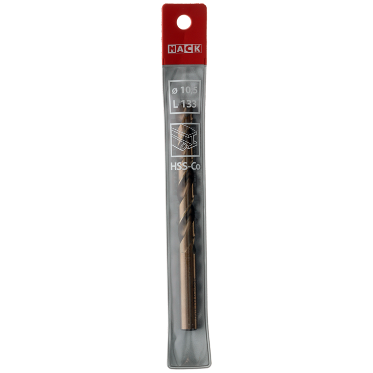 Chargez l'image dans la visionneuse de la galerie, Mack 1018204 - metaalboor hss co5% din 338 ø 10,5 x 133 mm | 5 stuks