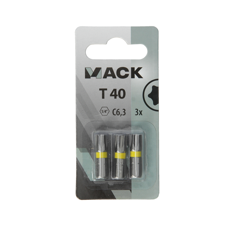 Afbeelding laden in galerijviewer, Mack 1018305 - schroefbit t40 l25mm 3st | 5 stuks