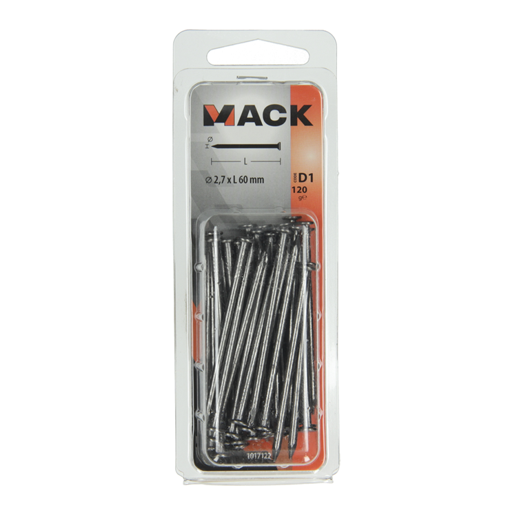 Afbeelding laden in galerijviewer, Mack 1017122 - nagel platte kop 120 gr 2,7 x 60 mm | 5 stuks