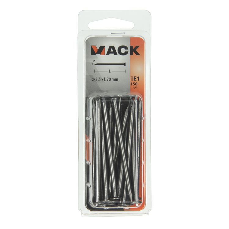 Afbeelding laden in galerijviewer, Mack 1017124 - nagel platte kop 150 gr 3,5 x 70 mm | 5 stuks