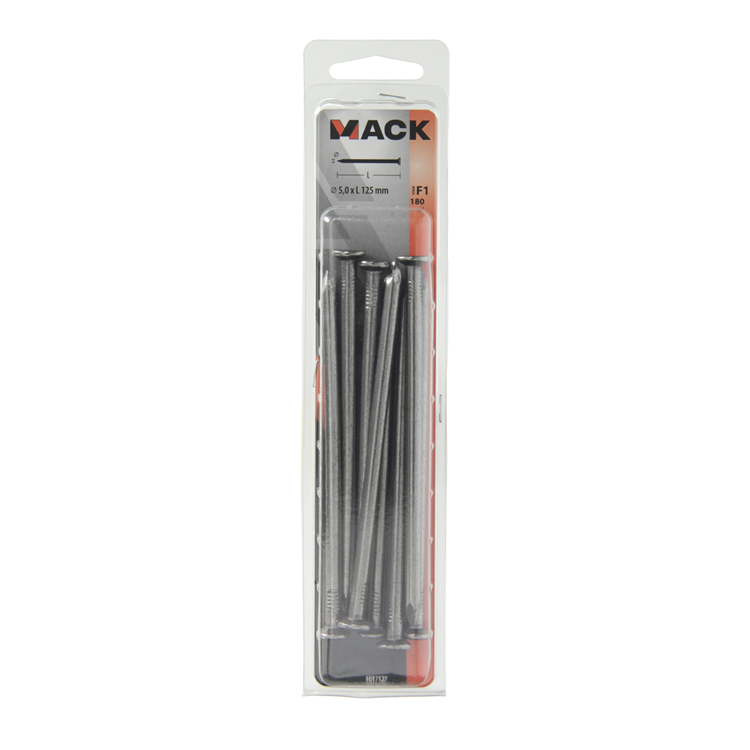 Afbeelding laden in galerijviewer, Mack 1017127 - nagel platte kop 180 gr 5,0 x 125 mm | 10 stuks