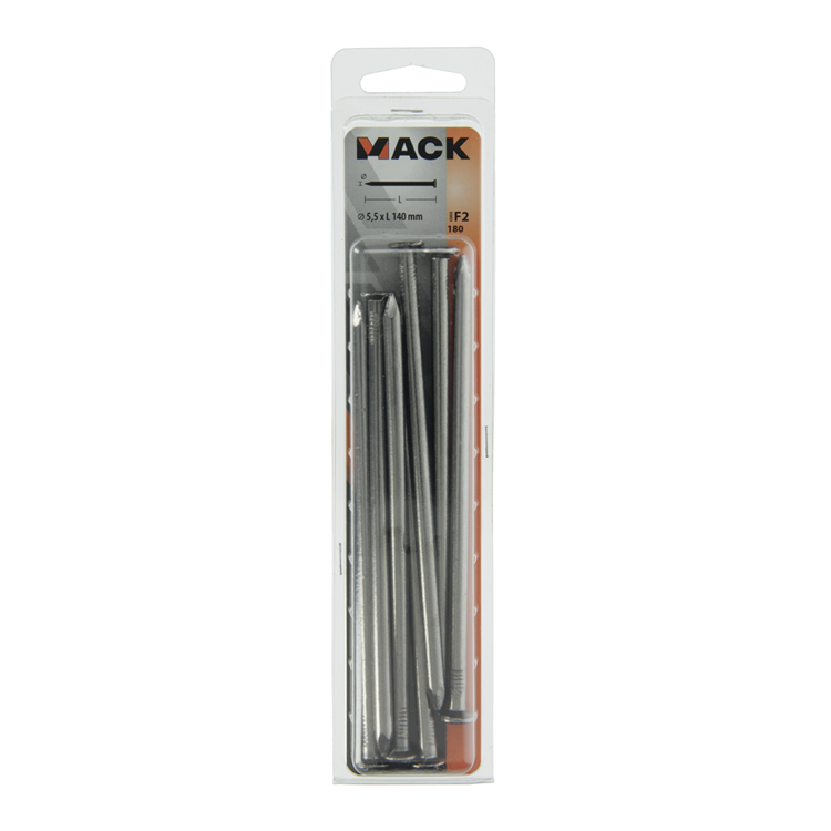 Afbeelding laden in galerijviewer, Mack 1017128 - nagel platte kop 180 gr 5,5 x 140 mm | 10 stuks