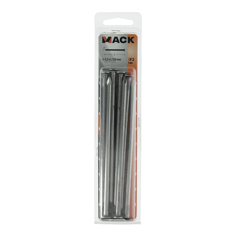Afbeelding laden in galerijviewer, Mack 1017129 - nagel platte kop 180 gr 5,5 x 150 mm | 5 stuks