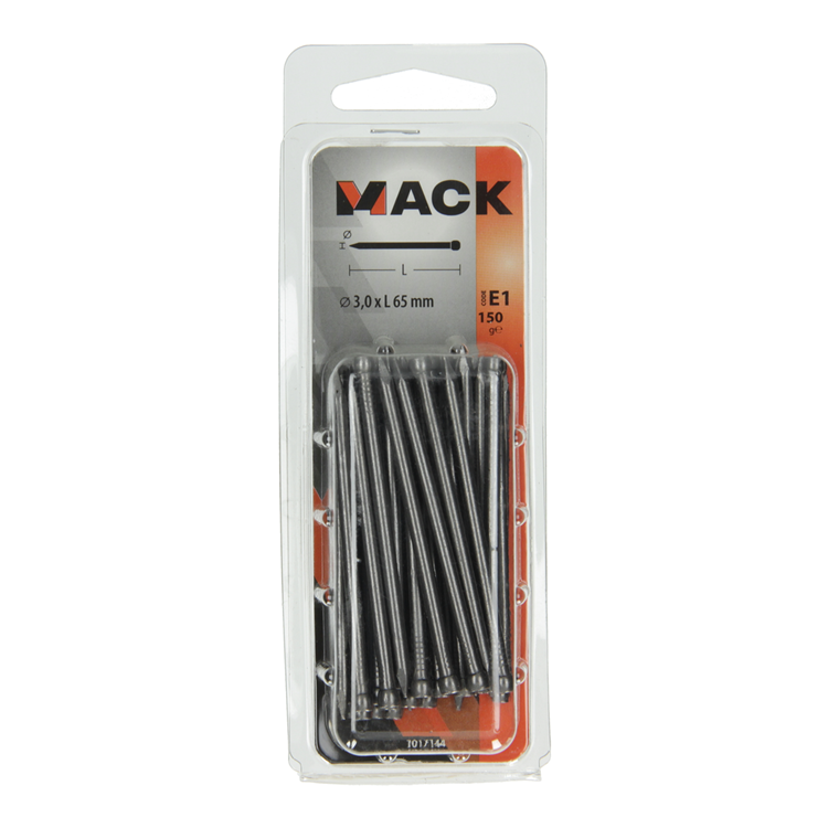 Laden Sie das Bild in Galerie -Viewer, Mack 1017144 - nagel ronde kop 150 gr 3,0 x 65 mm | 5 stuks