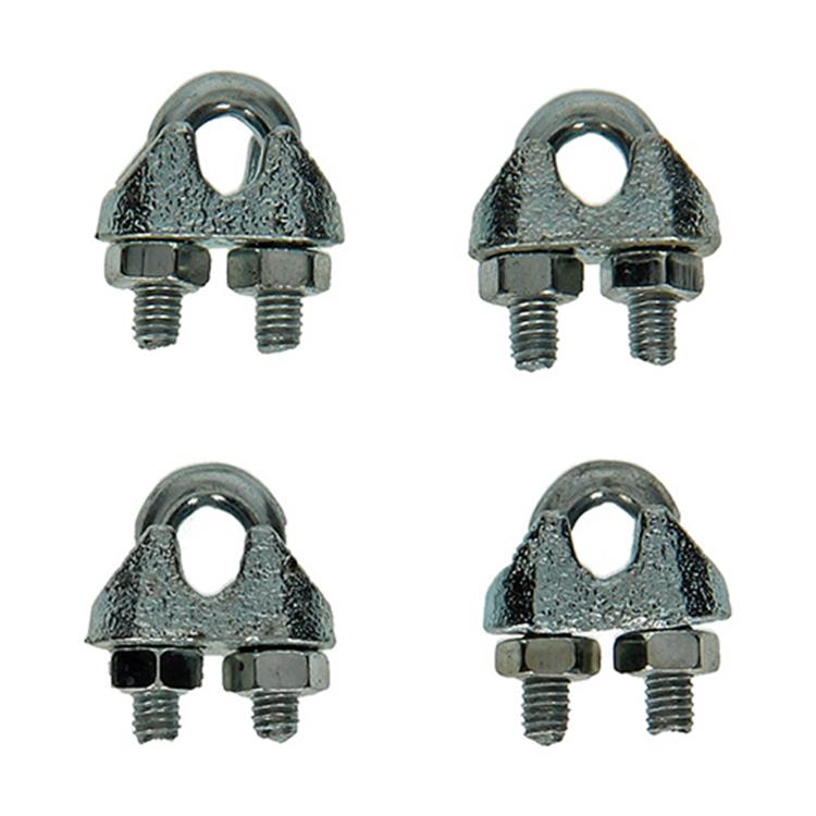 Afbeelding laden in galerijviewer, Mack 1008452 - 4 staaldraadklemmen 3mm verzinkt | 10 stuks