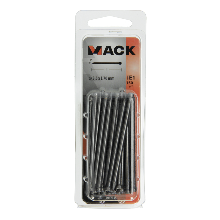 Afbeelding laden in galerijviewer, Mack 1017145 - nagel ronde kop 150 gr 3,5 x 70 mm | 5 stuks