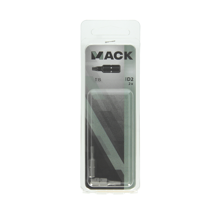Afbeelding laden in galerijviewer, Mack 1017325 - torx schroefbit staal onbehandeld 2 st t 15 | 10 stuks
