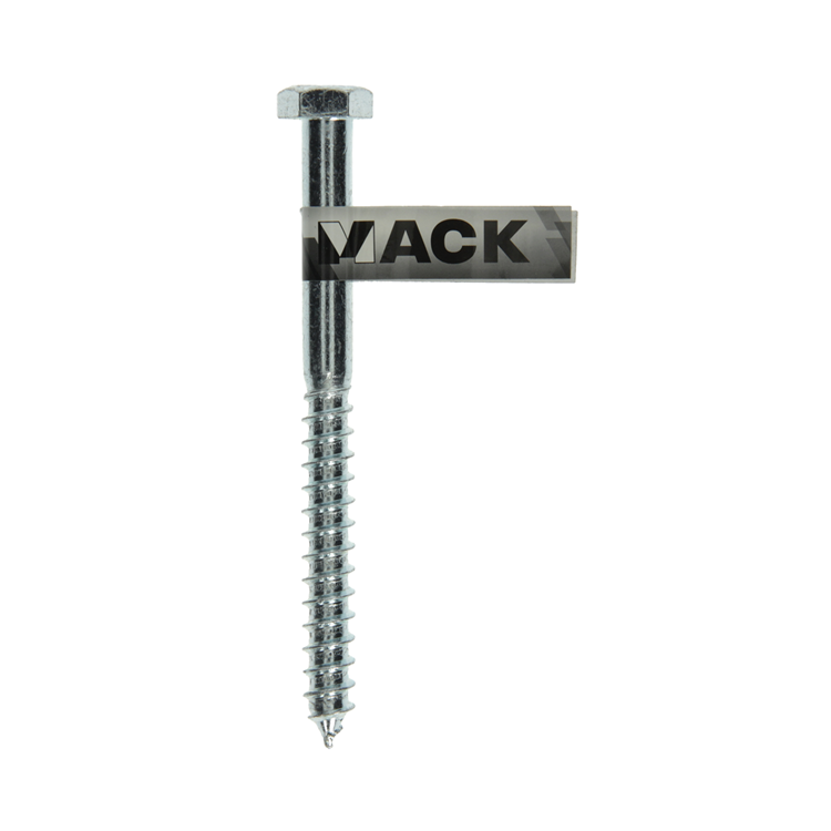 Chargez l'image dans la visionneuse de la galerie, Mack 1017430 - houtdraadbout staal verzinkt 1 st 12 x 140 mm | 10 stuks
