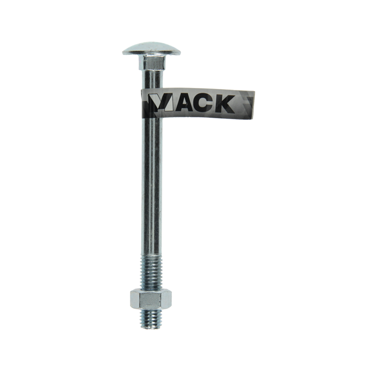 Laden Sie das Bild in Galerie -Viewer, Mack 1017596 - houtbout + moer staal verzinkt1 st m12 x 140 mm | 10 stuks