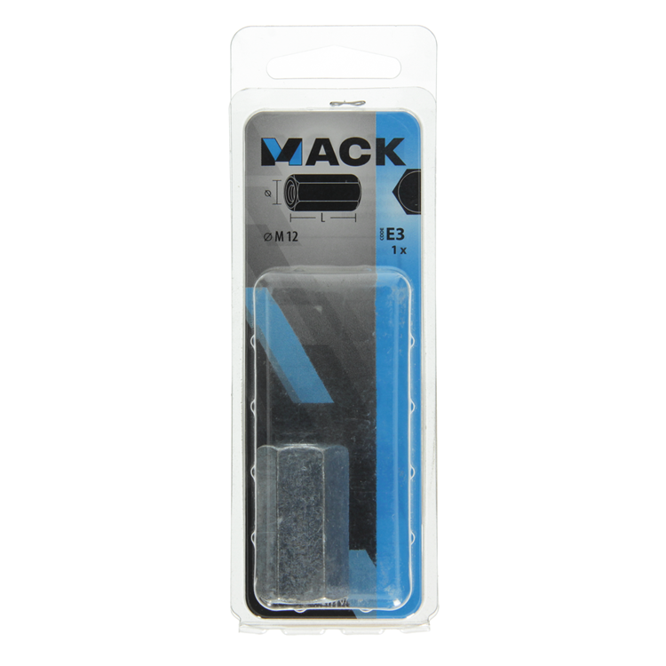 Afbeelding laden in galerijviewer, Mack 1017707 - zeskant verbindingsmoer verzinkt 1 st m12 | 5 stuks