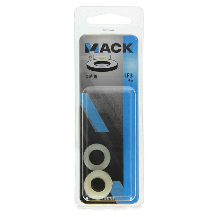 ギャラリービューアに画像をロードする, Mack 1017733 - sluitring nylon 5 st m10 | 10 stuks