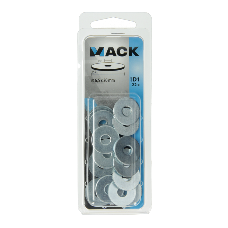 Afbeelding laden in galerijviewer, Mack 1017737 - carrosserie sluitring verzinkt22 st 6,5 x 20 mm | 10 stuks