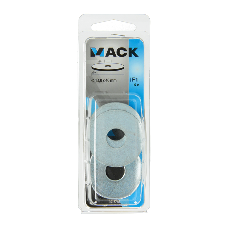 Afbeelding laden in galerijviewer, Mack 1017745 - carrosserie sluitring verzinkt6 st 13,0 x 40 mm | 5 stuks