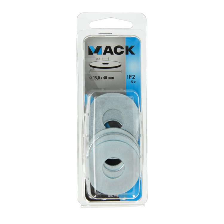 Laden Sie das Bild in Galerie -Viewer, Mack 1017746 - carrosserie sluitring verzinkt6 st 15,0 x 40 mm | 5 stuks