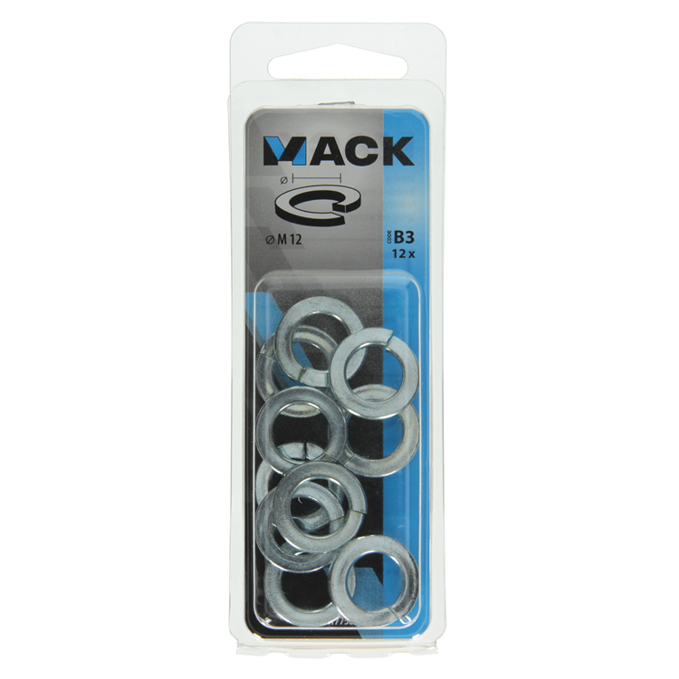 Afbeelding laden in galerijviewer, Mack 1017758 - veerring staal verzinkt 12 st m 12 | 10 stuks