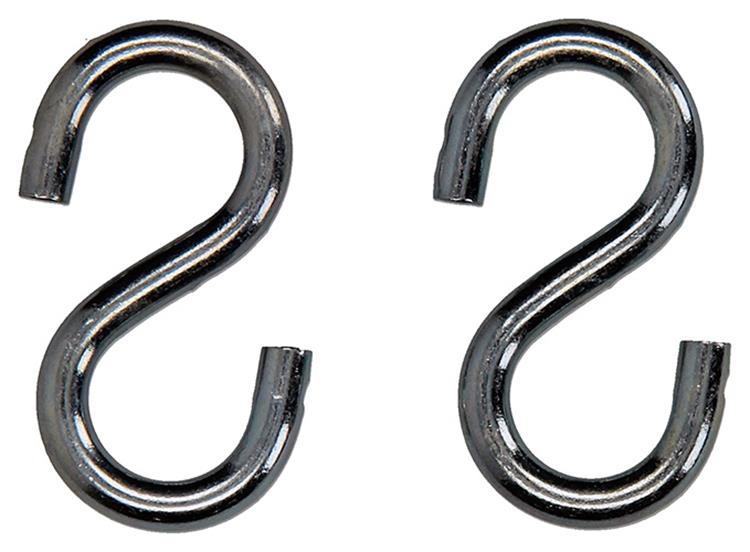 Afbeelding laden in galerijviewer, Mack 1008467 - 2 open s-haken 5,0 x 45 verzinkt | 10 stuks