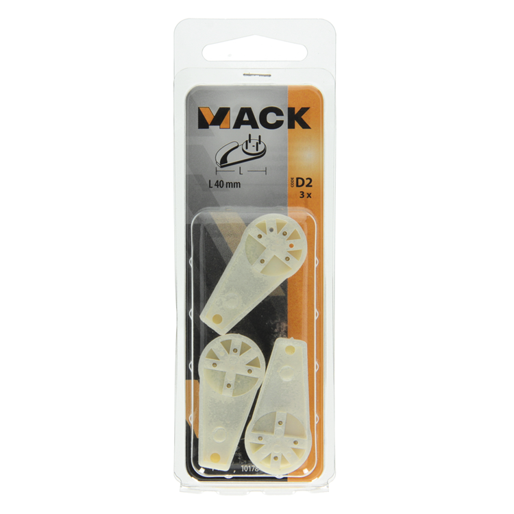 Afbeelding laden in galerijviewer, Mack 1017845 - betonhaak kunststof 3st 40mm | 10 stuks