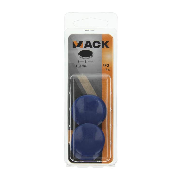 Afbeelding laden in galerijviewer, Mack 1003660 - bordmagneet kunststof blauw 4st 30 mm | 10 stuks