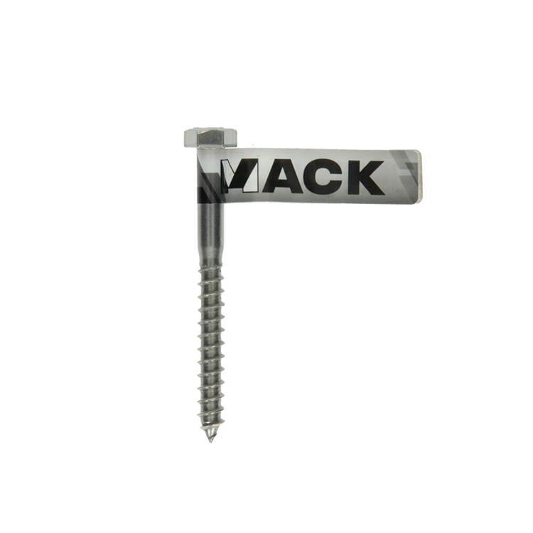Afbeelding laden in galerijviewer, Mack 1019771 - houtdraadbout roestvrijstaal 1st 8 x 80 mm | 10 stuks