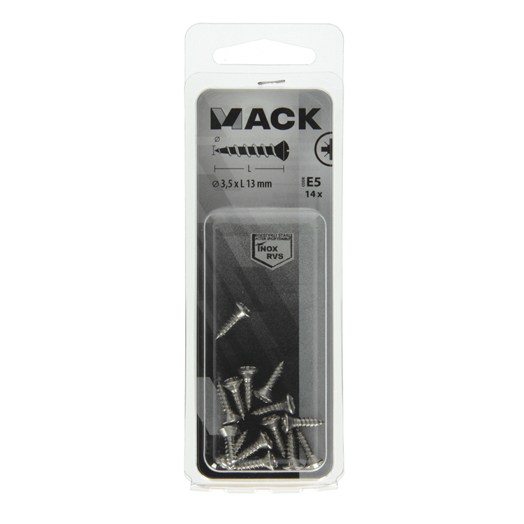 Afbeelding laden in galerijviewer, Mack 1019798 - zelftappende schroef bolvz.kopa2 14st 3,5 x 13 mm | 10 stuks
