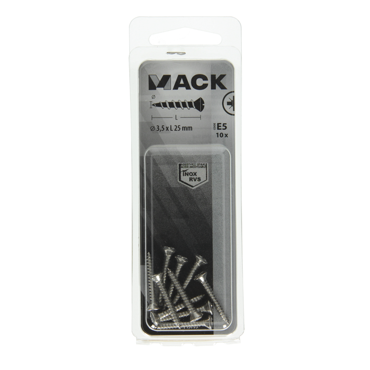 Afbeelding laden in galerijviewer, Mack 1019799 - zelftappende schroef bolvz.kopa2 10st 3,5 x 25 mm | 10 stuks
