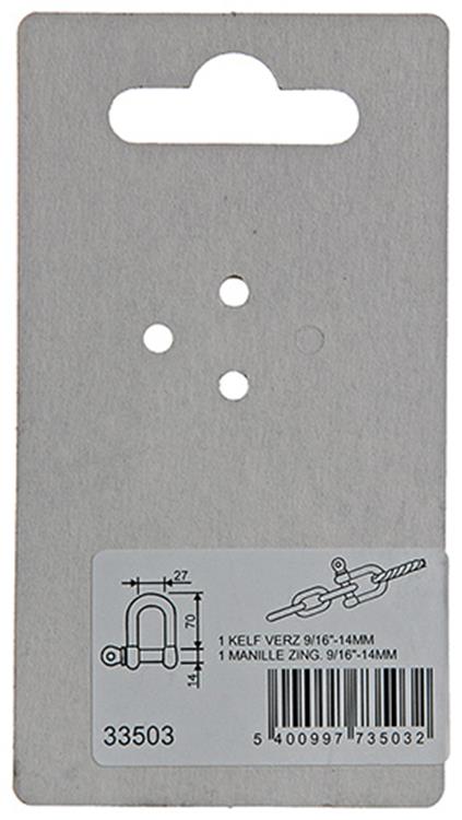 Chargez l'image dans la visionneuse de la galerie, Mack 1008473 - 1 kelf recht 14mm verzinkt | 10 stuks