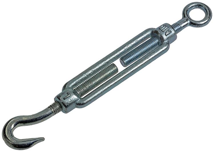 Afbeelding laden in galerijviewer, Mack 1008474 - 1 spanner oog + haak m10 x 120mm verzinkt | 10 stuks