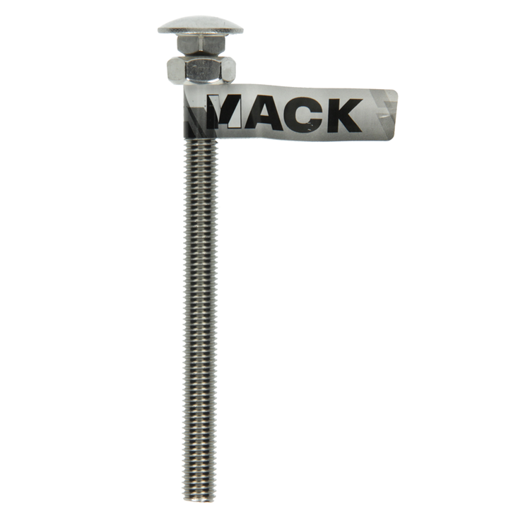 Afbeelding laden in galerijviewer, Mack 1019921 - houtbout + moer roestvrijstaal 1 st m10 x 130mm | 10 stuks
