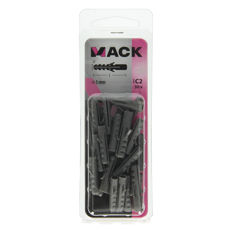 Afbeelding laden in galerijviewer, Mack 1017879 - plug polyethyleen 30 st 5 mm | 10 stuks