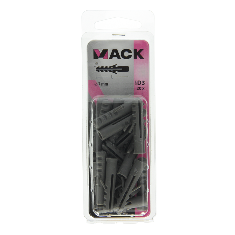 Chargez l'image dans la visionneuse de la galerie, Mack 1017881 - plug polyethyleen 20 st 7 mm | 5 stuks