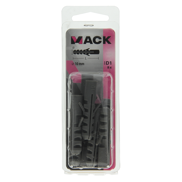 Afbeelding laden in galerijviewer, Mack 1017883 - plug polyethyleen 8 st 10 mm | 5 stuks