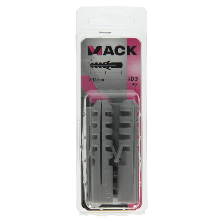 ギャラリービューアに画像をロードする, Mack 1017885 - plug polyethyleen 4 st 14 mm | 5 stuks