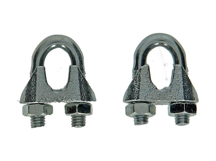 Afbeelding laden in galerijviewer, Mack 1008477 - 2 staaldraadklemmen 8mm verzinkt | 10 stuks