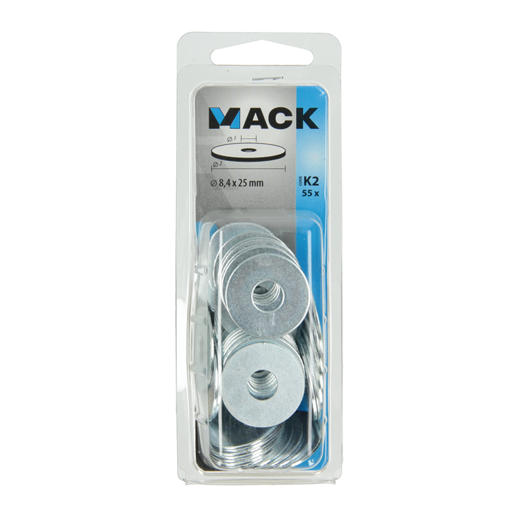 Afbeelding laden in galerijviewer, Mack 1018127 - carrosserie sluitring verzinkt55 st 8,4 x 25 mm | 5 stuks