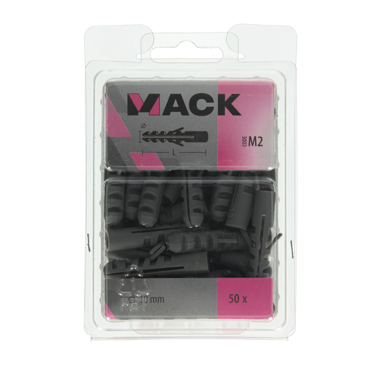 Afbeelding laden in galerijviewer, Mack 1018156 - plug polyethyleen 50 st 10mm | 3 stuks