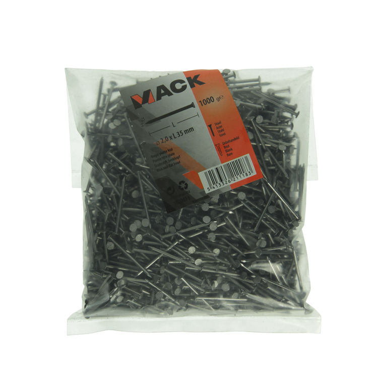 Afbeelding laden in galerijviewer, Mack 1020033 - nagel platte kop 1000 gr 2,0 x 35 mm | 10 stuks
