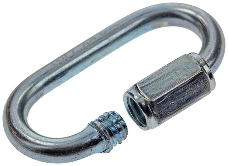 Afbeelding laden in galerijviewer, Mack 1008488 - 2 loze schakels + moer 4mm verzinkt | 10 stuks