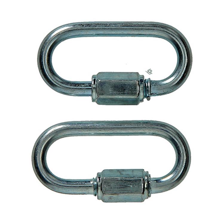 Afbeelding laden in galerijviewer, Mack 1008488 - 2 loze schakels + moer 4mm verzinkt | 10 stuks