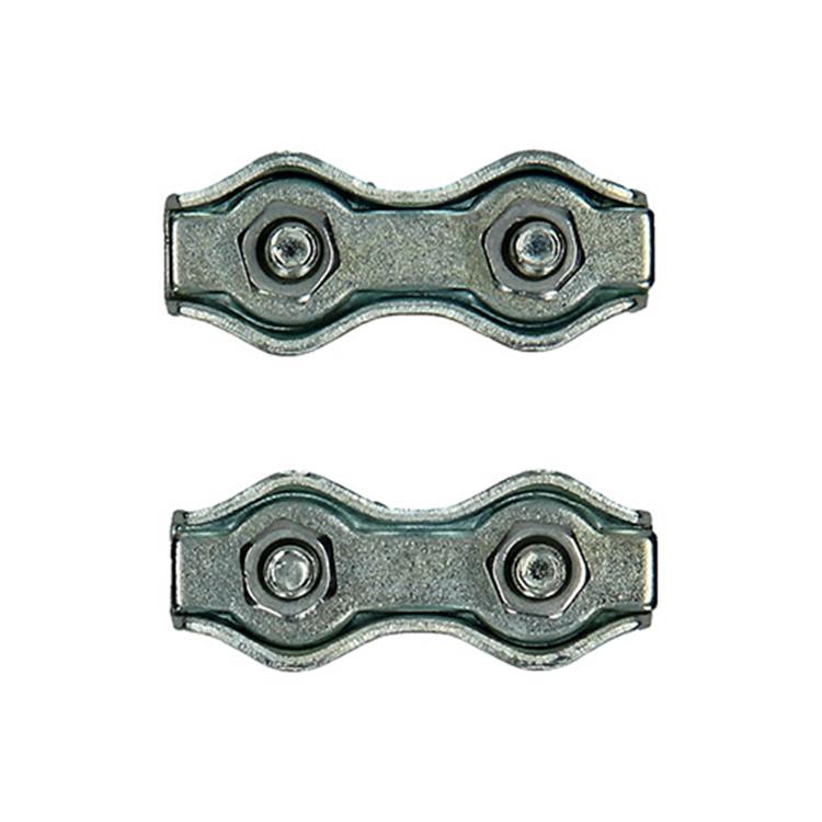 ギャラリービューアに画像をロードする, Mack 1008498 - 2 staaldraadklemmen 3mm duplex verzinkt | 10 stuks