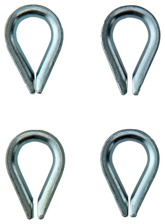 Afbeelding laden in galerijviewer, Mack 1008508 - 4 kousen 4mm verzinkt | 10 stuks