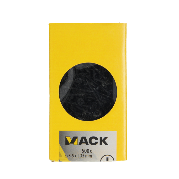 Afbeelding laden in galerijviewer, Mack 1020275 - gipsplaatschroef zwart gefosfat. 500 st 3,5 x 35 mm | 2 stuks