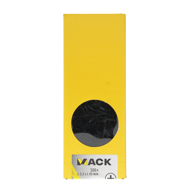 Afbeelding laden in galerijviewer, Mack 1020276 - gipsplaatschroef zwart gefosfat. 500 st 3,5 x 45 mm | 1 stuks