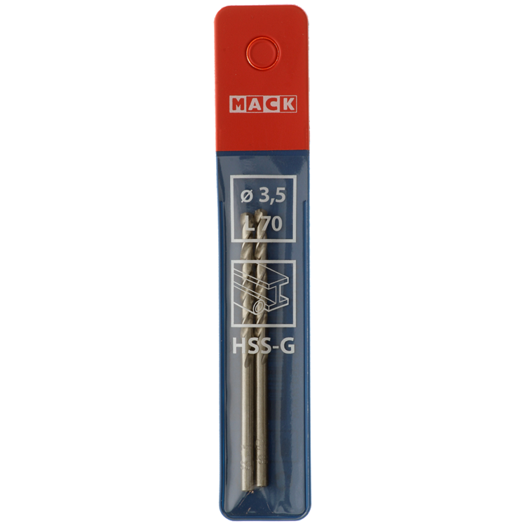 Afbeelding laden in galerijviewer, Mack 1018402 - metaalboor hss g din 338 ø 3,5 x 70 mm 2st | 5 stuks