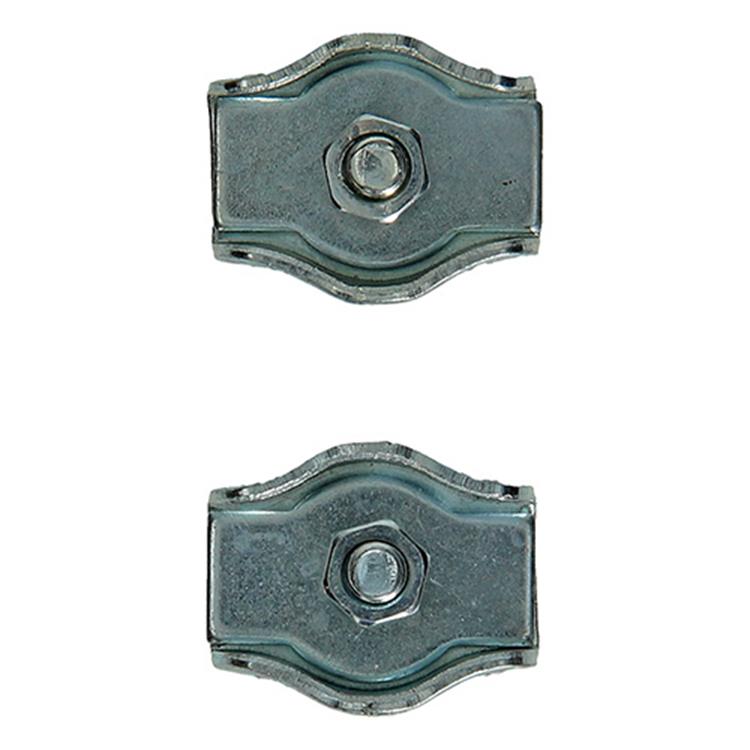 Afbeelding laden in galerijviewer, Mack 1008518 - 2 staaldraadklemmen 5mm simplex verzinkt | 10 stuks