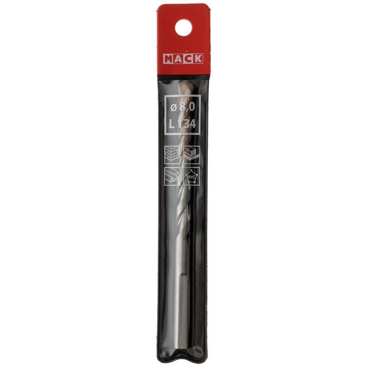 Afbeelding laden in galerijviewer, Mack 1018500 - universele multi boor ø 8,0 x 134 mm | 5 stuks