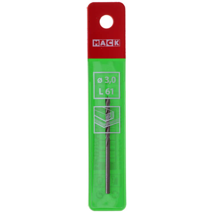 Afbeelding laden in galerijviewer, Mack 1018503 - machinehoutboor + centreerpunt ø 3,0 x 61 mm | 5 stuks