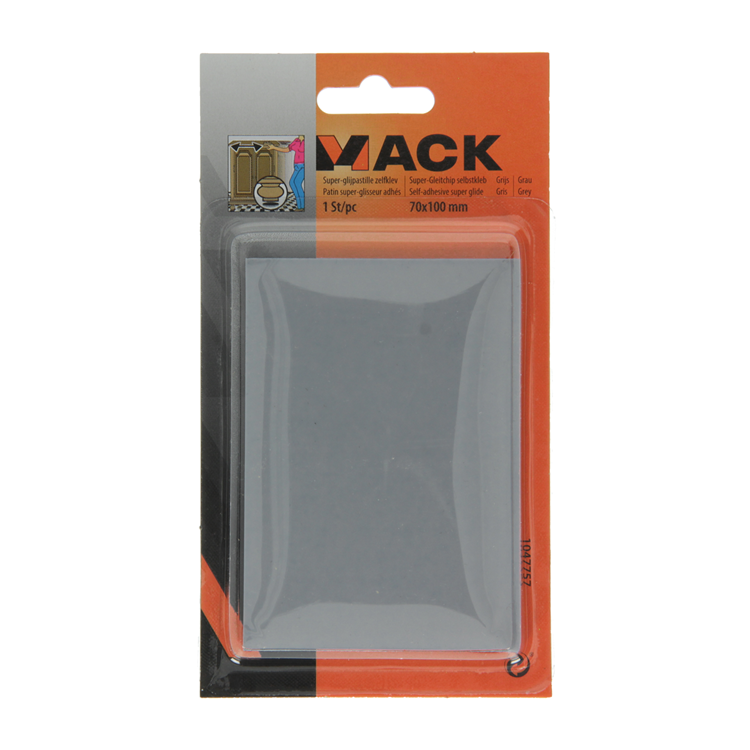 Chargez l'image dans la visionneuse de la galerie, Mack 1047757 - super glijpastille zelfklevendgrijs 70 x 100 mm 1 st pcs | 12 stuks