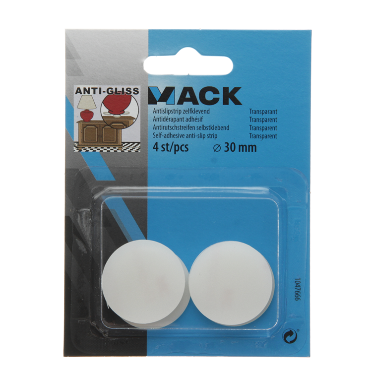Afbeelding laden in galerijviewer, Mack 1047666 - antislipstrip zelfklevend transparant ø 30 mm 4 st pcs | 12 stuks